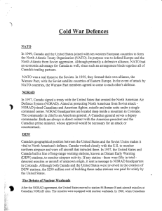 War Cold Defences l