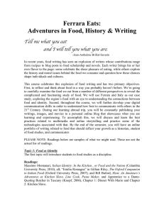 Ferrara Eats: Adventures in Food, History &amp; Writing
