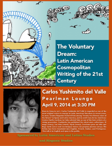 The Voluntary Dream: Carlos Yushimito del Valle Latin American