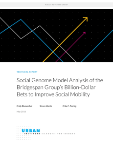 Social Genome Model Analysis of the Bridgespan Group’s Billion-Dollar