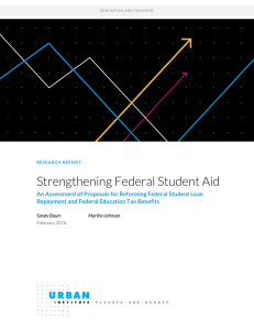 Strengthening Federal Student Aid