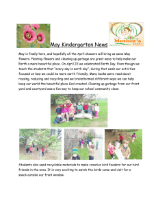 May Kindergarten News