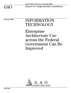 a GAO INFORMATION TECHNOLOGY