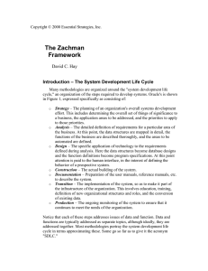 The Zachman Framework  David C. Hay