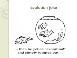 Evolution Joke