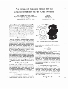An  enhanced  dynamic  model  for ... actuator/amplifier pair  in  AMB  systems