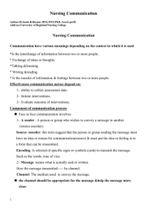 Nursing Communication
