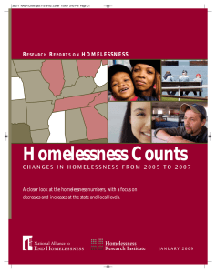 Homelessness Counts R HOMELESSNESS