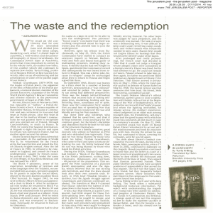 redemption The and the waste
