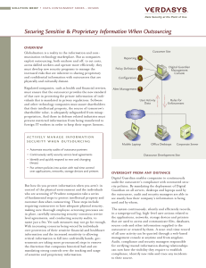 Securing Sensitive •