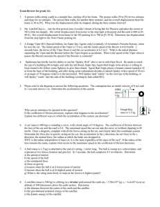 Exam Review for grade 12s