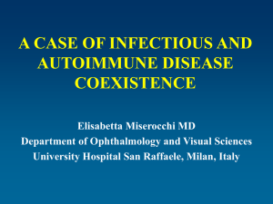 A CASE OF INFECTIOUS AND AUTOIMMUNE DISEASE COEXISTENCE