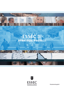 -ESSEC 3i- Strategic project