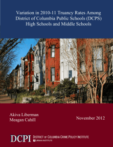 Variation in 2010-11 Truancy Rates Among High Schools and Middle Schools