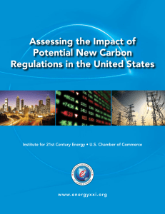 Assessing the Impact of Potential New Carbon Regulations in the United States www.energyxxi.org
