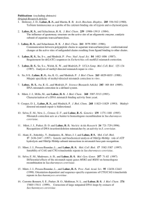 Publications Lahue, R. S. Original Research Articles