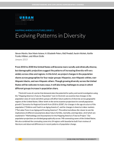 Evolving Patterns in Diversity
