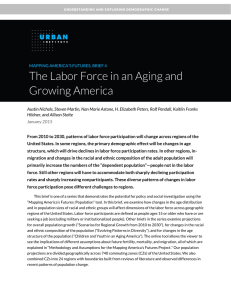 The Labor Force in an Aging and Growing America