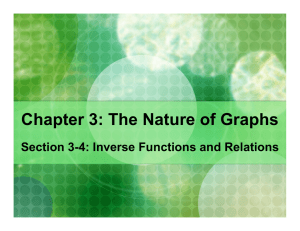 Chapter 3: The Nature of Graphs