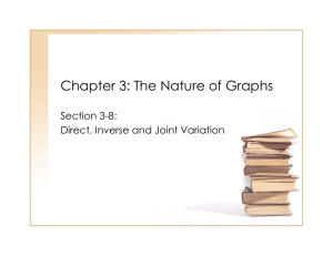 Chapter 3: The Nature of Graphs Section 3-8: