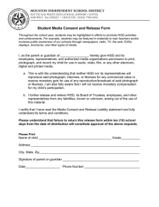 Student Media Consent and Release Form