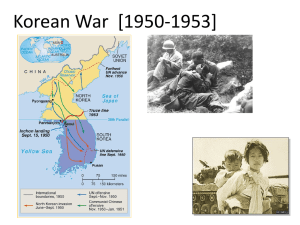 Korean War  [1950-1953]