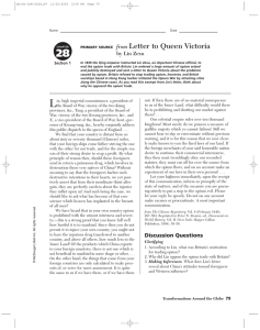 28 Letter to Queen Victoria from by Lin Zexu