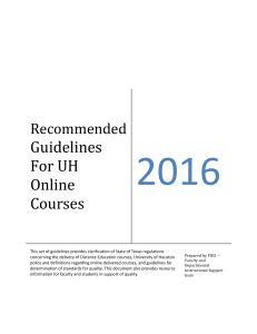 2016  Guidelines For UH