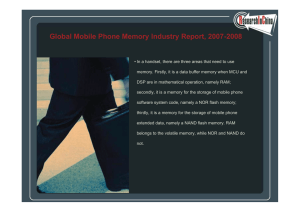 Global Mobile Phone Memory Industry Report, 2007-2008