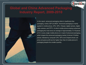 Global and China Advanced Packaging Industry Report, 2009-2010