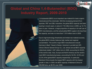 Global and China 1,4-Butanediol (BDO) Industry Report, 2009-2010