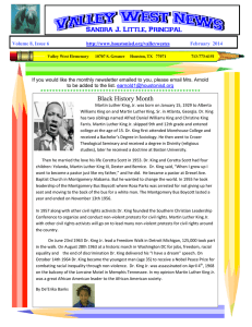 If you would like the monthly newsletter emailed to you,... list. Volume 8, Issue 6