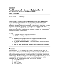 CS 1803 Pair Homework 4 – Greedy Scheduler (Part I)