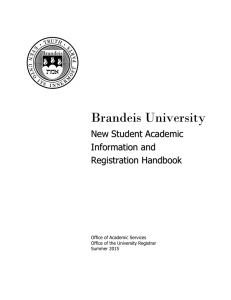 University Brandeis  N