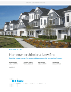 Homeownership for a New Era  Brett Theodos