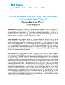 State of the States: How will today’s tax and budget