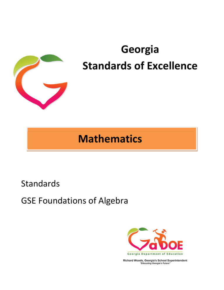 Standards of Excellence Mathematics