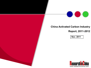 China Activated Carbon Industry Report, 2011-2012 Nov. 2011