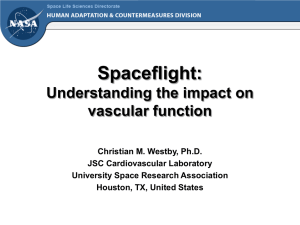 Spaceflight: Understanding the impact on vascular function