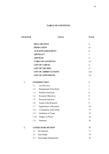 vii  TABLE OF CONTENTS