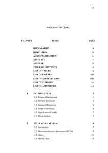 vii  TABLE OF CONTENTS