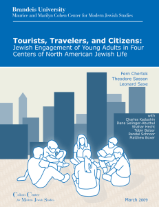 Tourists, Travelers, and Citizens: Brandeis University Centers of North American Jewish Life