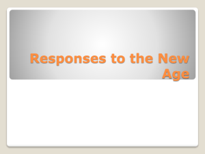 Responses to the New Age