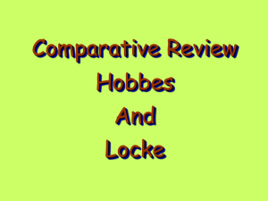 Comparative Review Hobbes And Locke