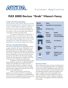 FLEX 8000 Devices “Grab” Vitana’s Fancy Industry: Imaging
