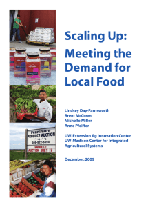 Scaling Up: Meeting the Demand for Local Food