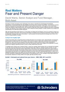 Fear and Present Danger Real Matters Multi-Asset