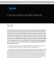 Can Social Security Be Solvent?