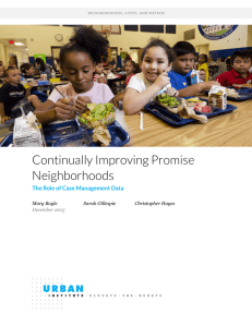 Continually Improving Promise Neighborhoods  The Role of Case Management Data