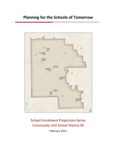 Planning for the Schools of Tomorrow  School Enrollment Projections Series